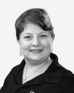 Melissa Pellichino VP of Operations Lido Labs head shot in black and white